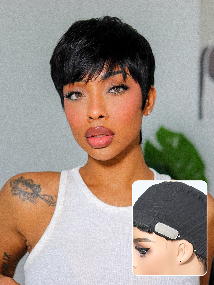 Throw-On Glueless Wig with Hair-Loss-Friendly Comfort Cap Design