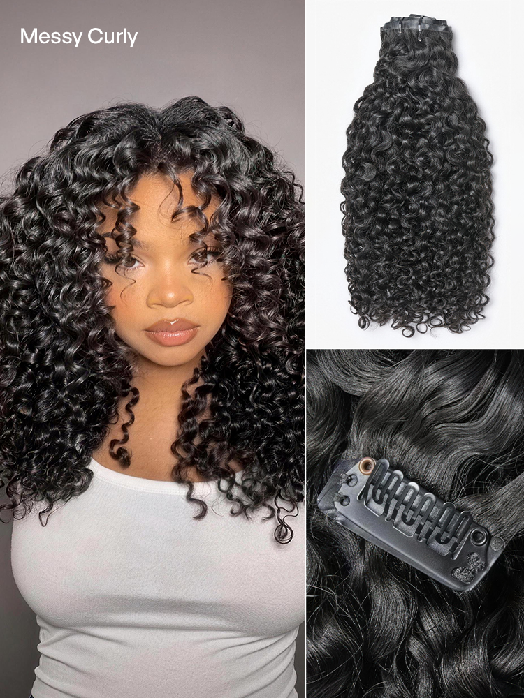 Straight Body Wave Kinky Curly Yaki Straight Kinky Straight Messy Curly Clip in Hair Extensions Real Human Hair Pieces 135g 9pcs 7pcs with